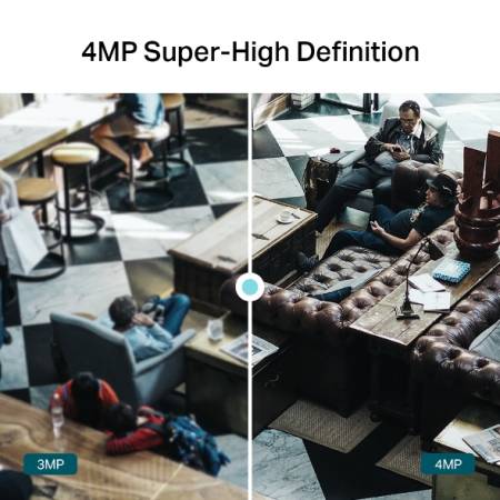 4MP IR куполна мрежова камера TP-Link VIGI C240I(2.8mm)