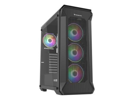 Genesis Gaming PC Case IRID 505 ARGB V2 Midi Tower Window Black