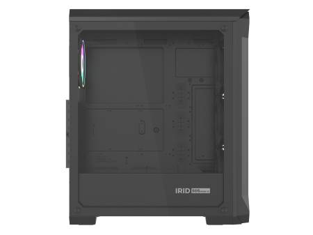 Genesis Gaming PC Case IRID 505 ARGB V2 Midi Tower Window Black
