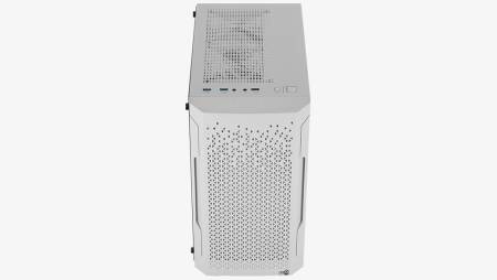 Кутия за настолен компютър AeroCool Trinity V3 TRINITY-MINI-G-WT-V3 с прозрачен страничен панел - бяла
