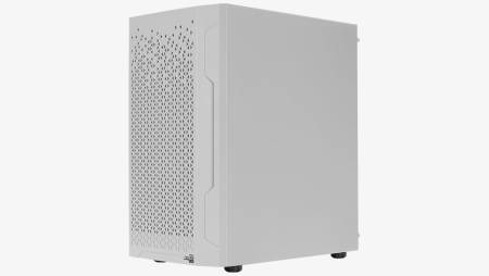 Кутия за настолен компютър AeroCool Trinity V3 TRINITY-MINI-G-WT-V3 с прозрачен страничен панел - бяла