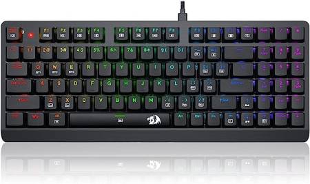 Клавиатура Redragon Dragon Warrior механична геймърска RGB K603P-KBS blue switches