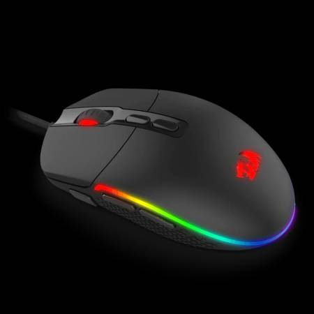 Геймърска мишка Redragon M719-RGB Invader RGB  - черна