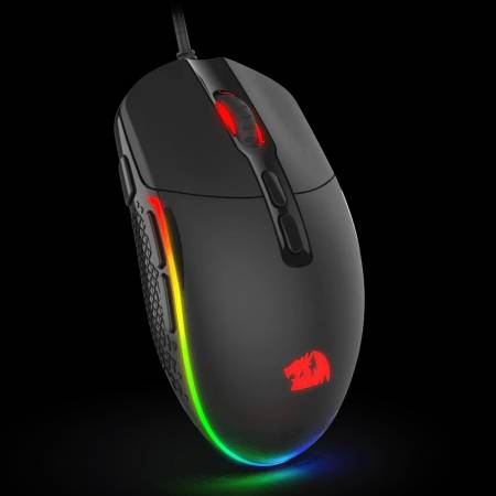 Геймърска мишка Redragon M719-RGB Invader RGB  - черна