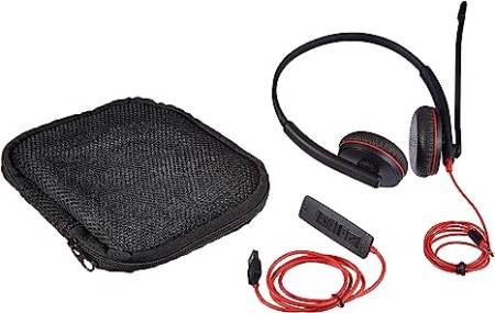 Слушалки с микрофон Plantronics Blackwire C3225 Headset USB-A