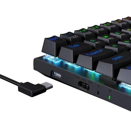 RGB Безжична клавиатура Redragon K633RGB-PRO_RD Ryze PRO механична с Red Switch