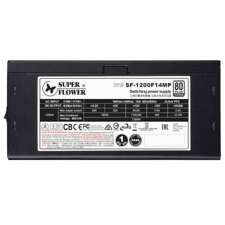 Напълно модулно захранване Super Flower SF-1200F14MP Leadex Platinum SE 1200W