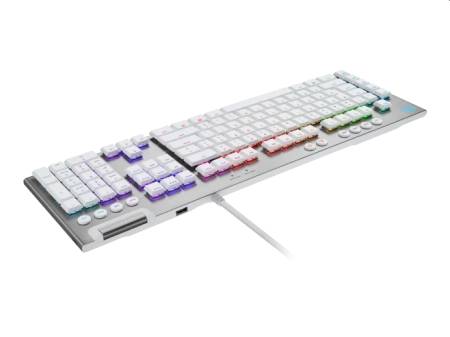 Logitech G815 LIGHTSPEED RGB Mechanical Gaming Keyboard GL Tactile - WHITE - US INT`L - USB - N/A - INTNL-973 - TACTILE SWITCH