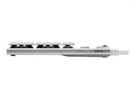 Logitech G815 LIGHTSPEED RGB Mechanical Gaming Keyboard GL Tactile - WHITE - US INT`L - USB - N/A - INTNL-973 - TACTILE SWITCH