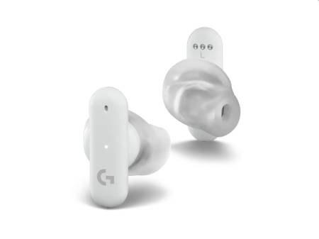 Logitech FITS True Wireless Gaming Earbuds - WHITE - 2.4GHZ/BT - PLUGA - EMEA28-935 - EMEA