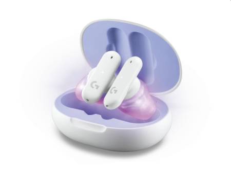 Logitech FITS True Wireless Gaming Earbuds - WHITE - 2.4GHZ/BT - PLUGA - EMEA28-935 - EMEA