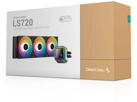 Водно охлаждане за процесори Intel/AMD DeepCool R-LS720-BKAMNT-G-1