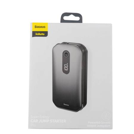 Външна батерия Baseus CRJS03-01 Super Energy Pro с фенер и JumpStarter за автомобил 12000 mAh черен