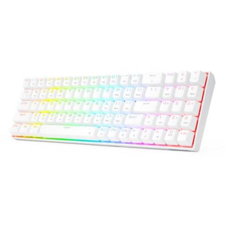 Клавиатура Redragon Zed PRO K627P-WNS бяла механична Brown switches