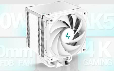 Охлаждане за процесори Intel/AMD Deepcool AK500 R-AK500-WHNNMT-G - бяло