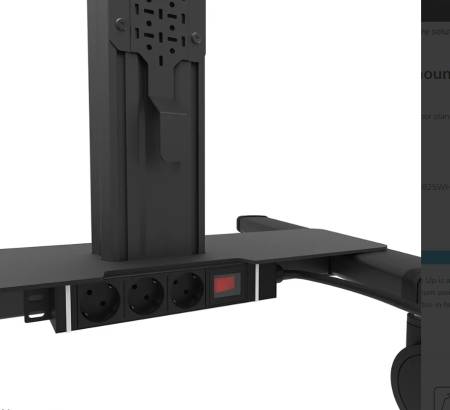 Neomounts Select Mobile Display Floor Stand (37-75") 10 cm. Wheels