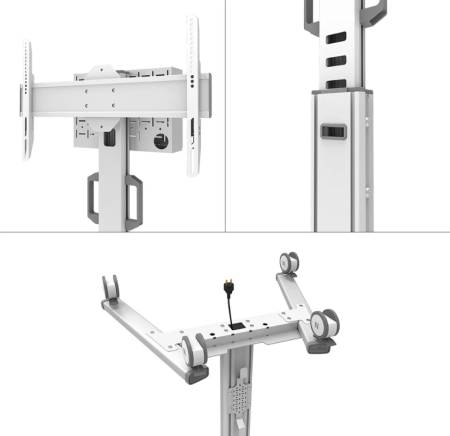 Neomounts Select Mobile Display Floor Stand (37-75") 10 cm. Wheels