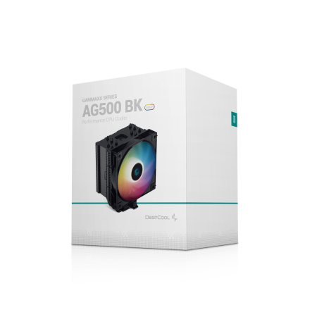 Охлаждане за процесори Intel/AMD DeepCool AG500 ARGB R-AG500-BKANMN-G-1 - черно