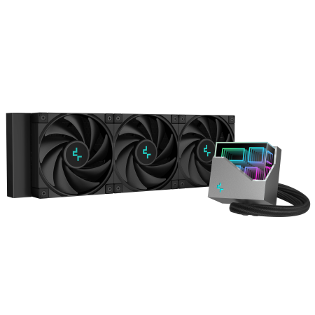 Водно охлаждане за процесори Intel/AMD DeepCool LT720 R-LT720-BKAMNF-G-1 - черно