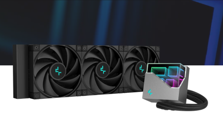 Водно охлаждане за процесори Intel/AMD DeepCool LT720 R-LT720-BKAMNF-G-1 - черно