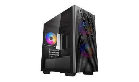 Кутия за настолен компютър DeepCool DP-MATX-MATREXX40-3FS с прозрачен страничен панел