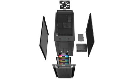 Кутия Deepcool CG560 Mid-Tower R-CG560-BKAAE4-G-1 - черна