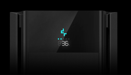 Кутия Deepcool Mesh Digital R-CH510-BKNSE1-G-1 с прозрачен страничен панел - черна