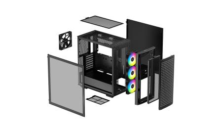 Кутия DeepCool CK560 R-CK560-BKAAE4-G-1 - черна