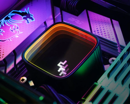Водно охлаждане за процесори Intel/AMD DeepCool R-LS520-BKAMMM-G-1 - черно