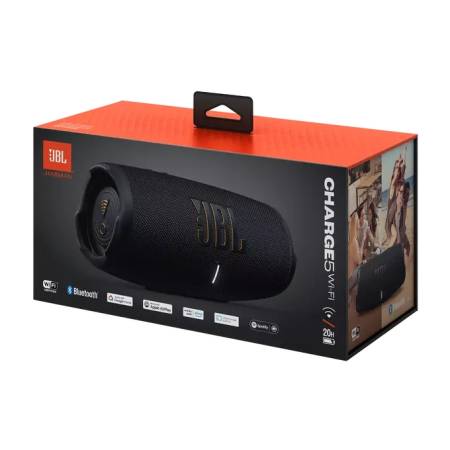 JBL Charge 5 BLK Wi-Fi and Bluetooth portable speaker