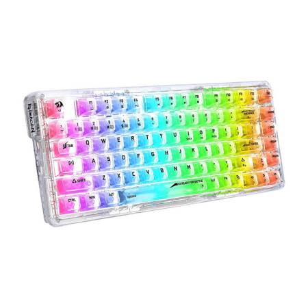 RGB гейминг клавиатура Redragon Elf PRO K649CT-RGB-PRO Transparent Switch