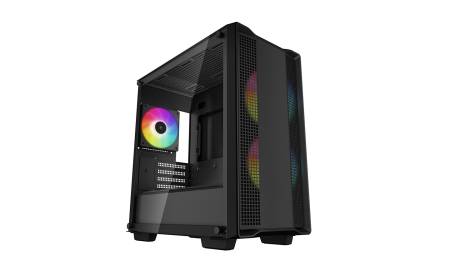 Кутия за настолен компютър DeepCool CC360 ARGB R-CC360-BKAPM3-G-1 - черна