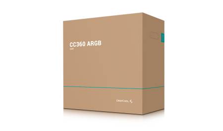 Кутия за настолен компютър DeepCool CC360 ARGB R-CC360-BKAPM3-G-1 - черна