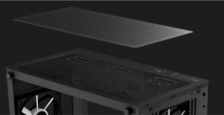 Кутия за настолен компютър DeepCool CC360 ARGB R-CC360-BKAPM3-G-1 - черна