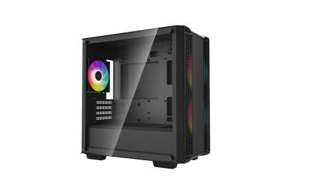 Кутия за настолен компютър DeepCool CC360 ARGB R-CC360-BKAPM3-G-1 - черна