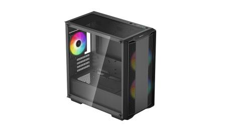Кутия за настолен компютър DeepCool CC360 ARGB R-CC360-BKAPM3-G-1 - черна