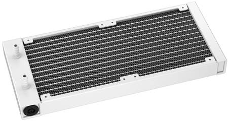 Водно охлаждане за процесори Intel/AMD DeepCool R-LS520-WHAMNT-G-1 - бяло
