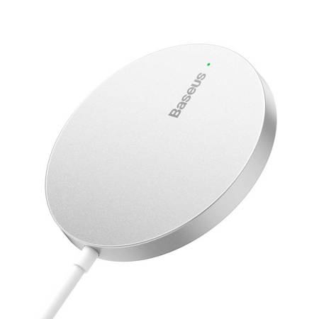 Безжично магнитно зарядно устройство Baseus Simple Mini3 15W CCJJ040012 - бяло