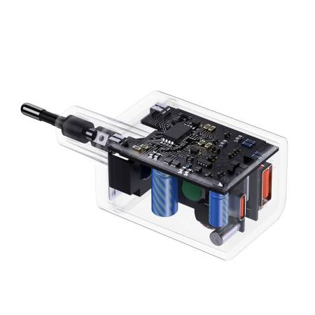 Зарядно устройство Baseus Super Pro USB-A към USB-C 30W CCSUPP-E02 - бяло