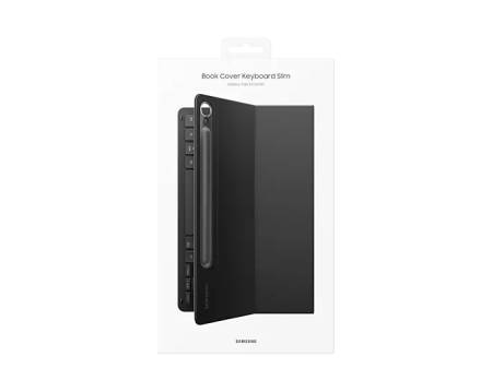 Samsung Tab S9 Book Cover Keyboard Slim Black
