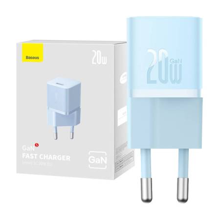 Зарядно устройство Baseus GaN5 20W мини USB-C
