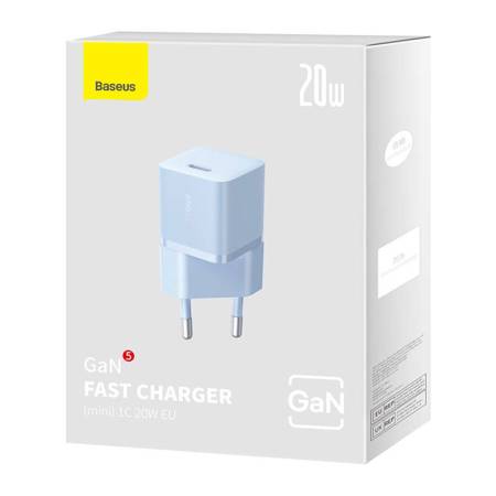 Зарядно устройство Baseus GaN5 20W мини USB-C