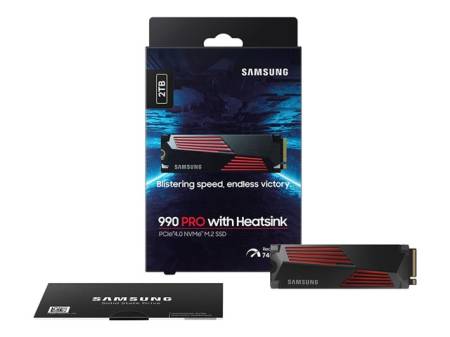 SAMSUNG SSD 990 PRO 2TB M.2 NVMe PCIe 4.0 Heatsink