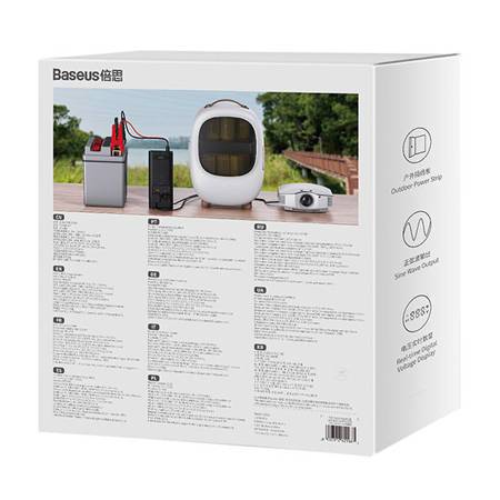 Baseus IGBT захранващ инвертор 300W (24V CN/EU ) C00337600111-00 - черен