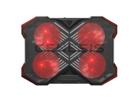 Genesis Laptop Cooling Pad Oxid 260 15.6-17.3 4 Fans