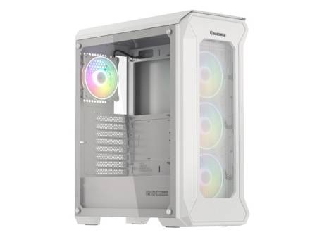 Genesis Gaming PC Case IRID 505 ARGB V2 Midi Tower Window White