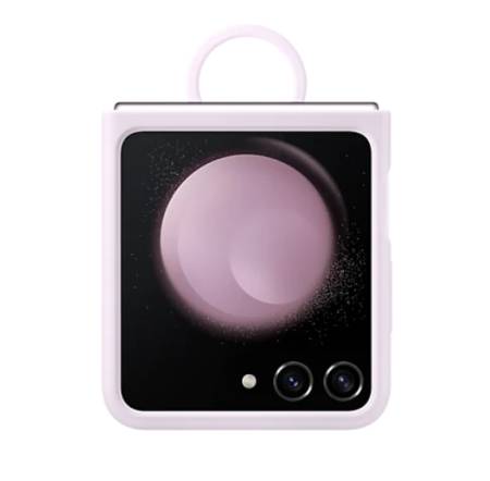 Samsung F731 Flip5 Silicone Case with Ring Lavnder