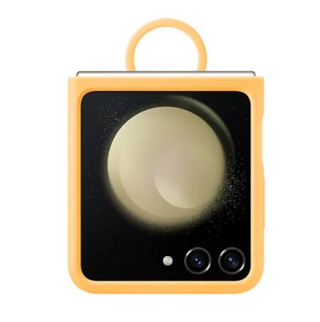 Samsung F731 Flip5 Silicone Case with Ring Apricot