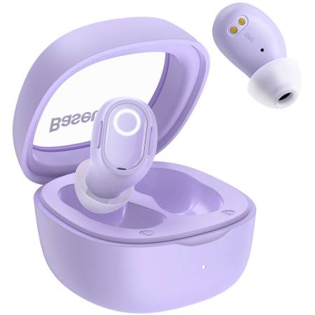 Безжични Bluetooth слушалки Baseus TWS Bowie WM02 NGTW180005 - лилави