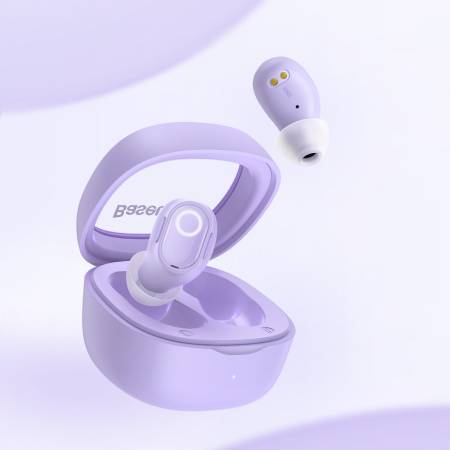 Безжични Bluetooth слушалки Baseus TWS Bowie WM02 NGTW180005 - лилави